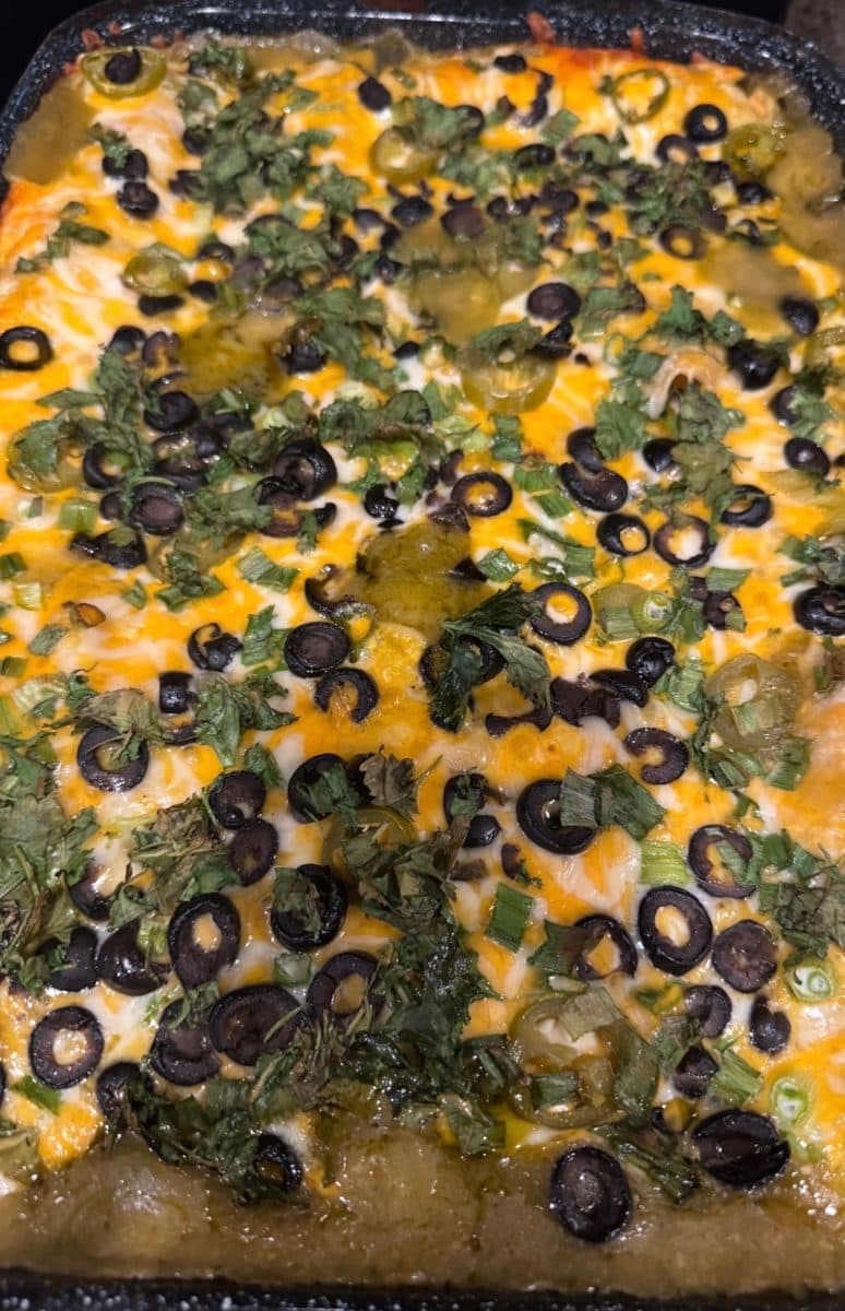 Chicken enchiladas