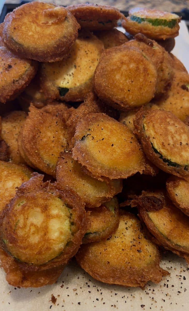 Fried zucchini