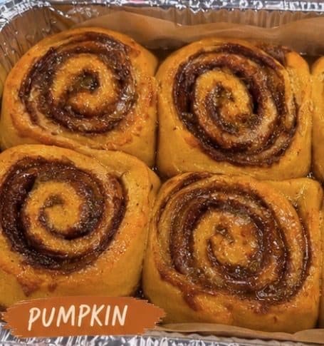 Pumpkin Spice cinnamon rolls