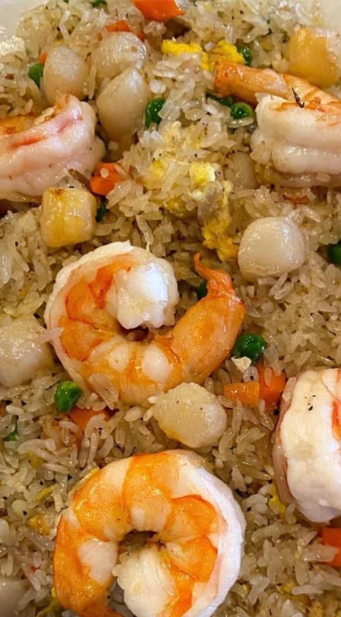Seafood fried rice